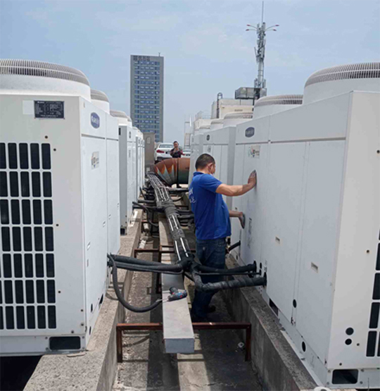 庄河中央空调制热和不制冷系统维修方法